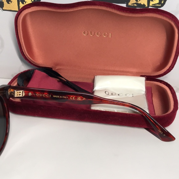 New Authentic Gucci Brown Sunglasses GG0825S 005 - Picture 15 of 16